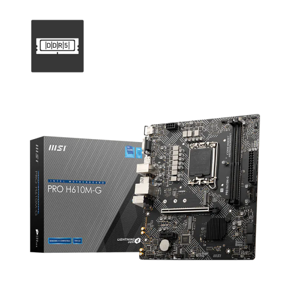Placa MSI PRO H610M-G DDR5, LGA 1700 mATX