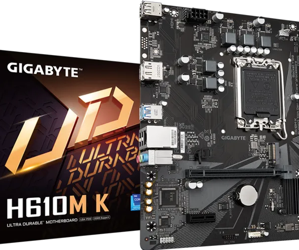 PLACA GIGABYTE  H610M K DDR4, LGA 1700 MATX