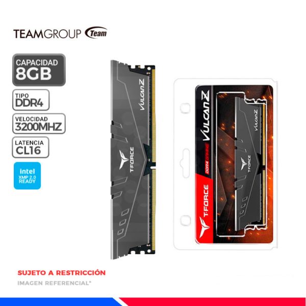 Memoria RAM TeamGroup 8GB DDR4 3200MHz Wilson Lima | SB Data