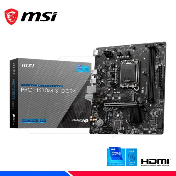 Mainboard MSI PRO H610M-S DDR4 LGA1700 mATX
