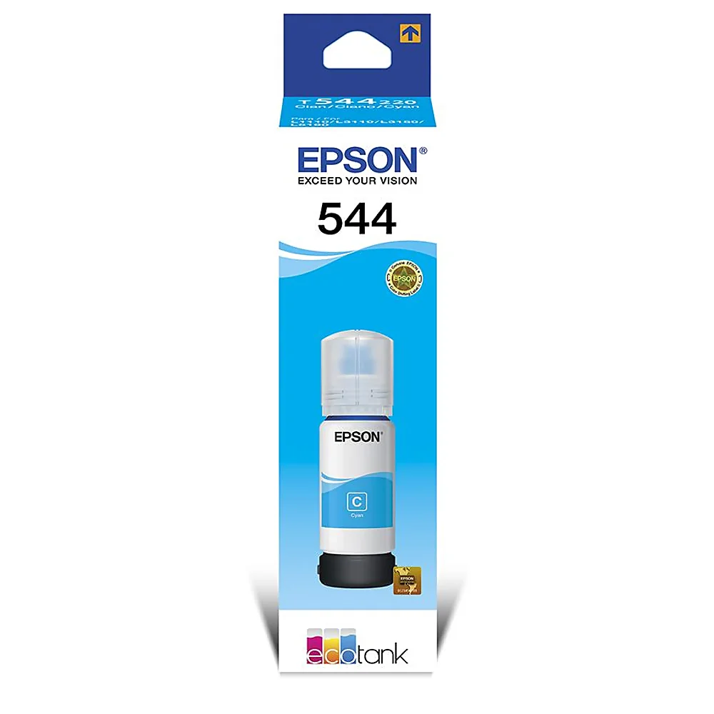 Tinta Epson 544 Cyan para impresoras EcoTank, Epson Peru