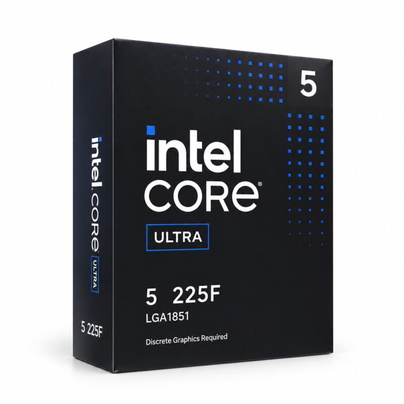 Procesador Intel Core Ultra 5 225F LGA1851 10 núcleos hasta 4.9GHz