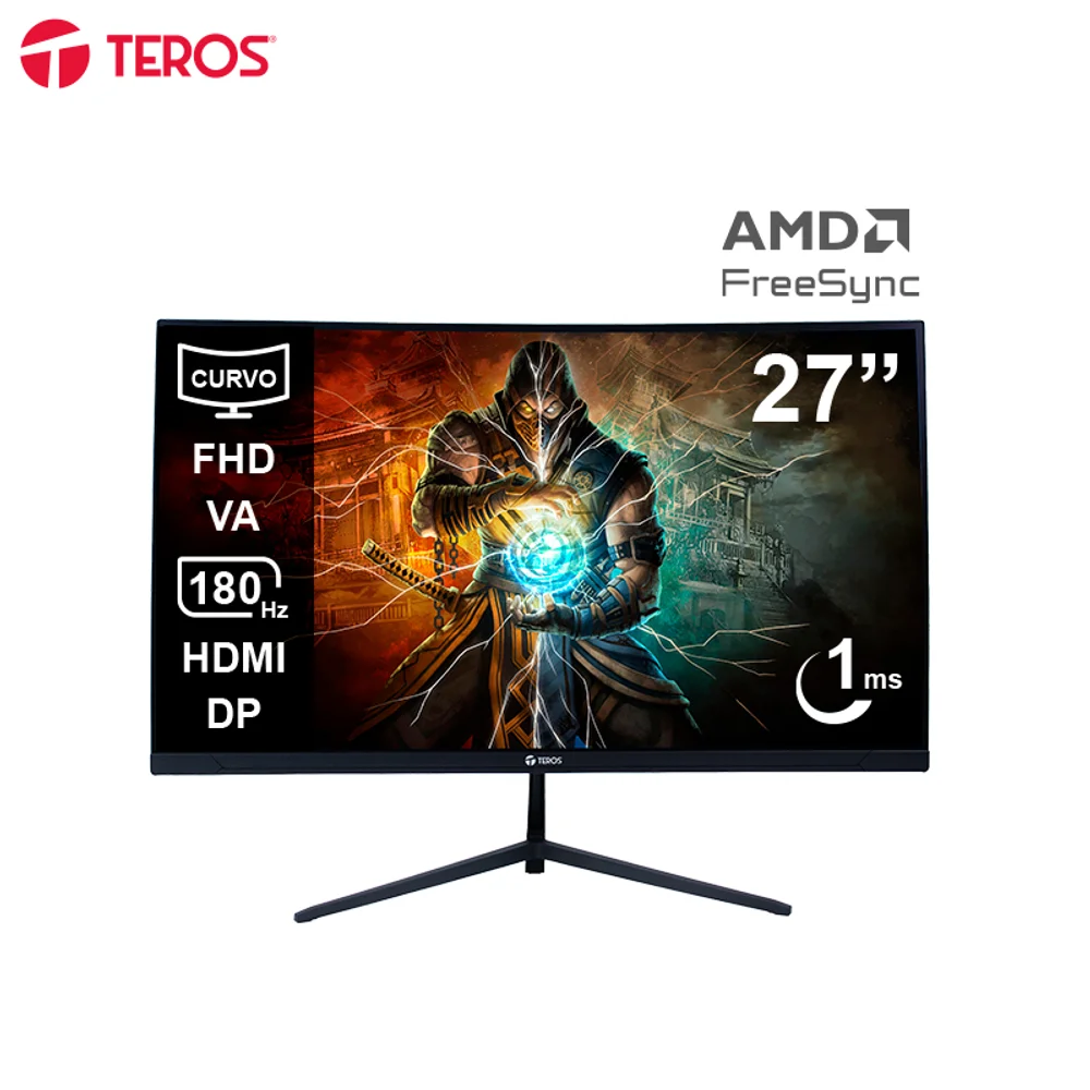 Monitor Teros TE-2787G 27¨ fhd va, 180hz, 1ms, black, 1920 x 1080, 16:9