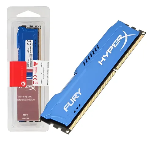 MEMORIA HYPER FURY 8GB DDR3 1600 PC CL10 240 PIN